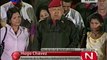 Chávez se despide desde las afueras de Miraflores