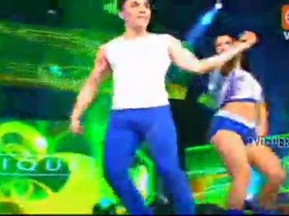 Ariel Bracamonte bailo en “El gran show”