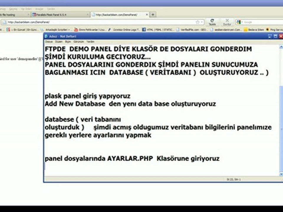 KackarBilisim-KackarSoft Panel Videolu Anlatımı