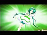 Yes ! Pretty Cure 5 Cure Mint transformation italian