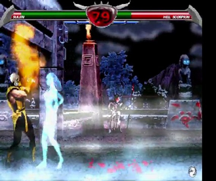 Mortal Kombat Chaotic MUGEN Suijin vs Hell Scorpion