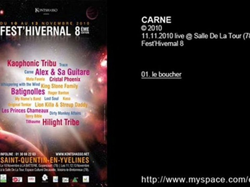 CARNE - Le boucher - 2010