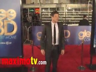 Cory Monteith GLEE The 3D CONCERT MOVIE Premiere