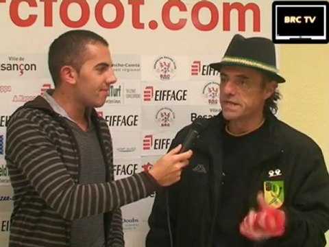 Besançon Racing Club Football - match uspv pont de roide vermondans - réactions