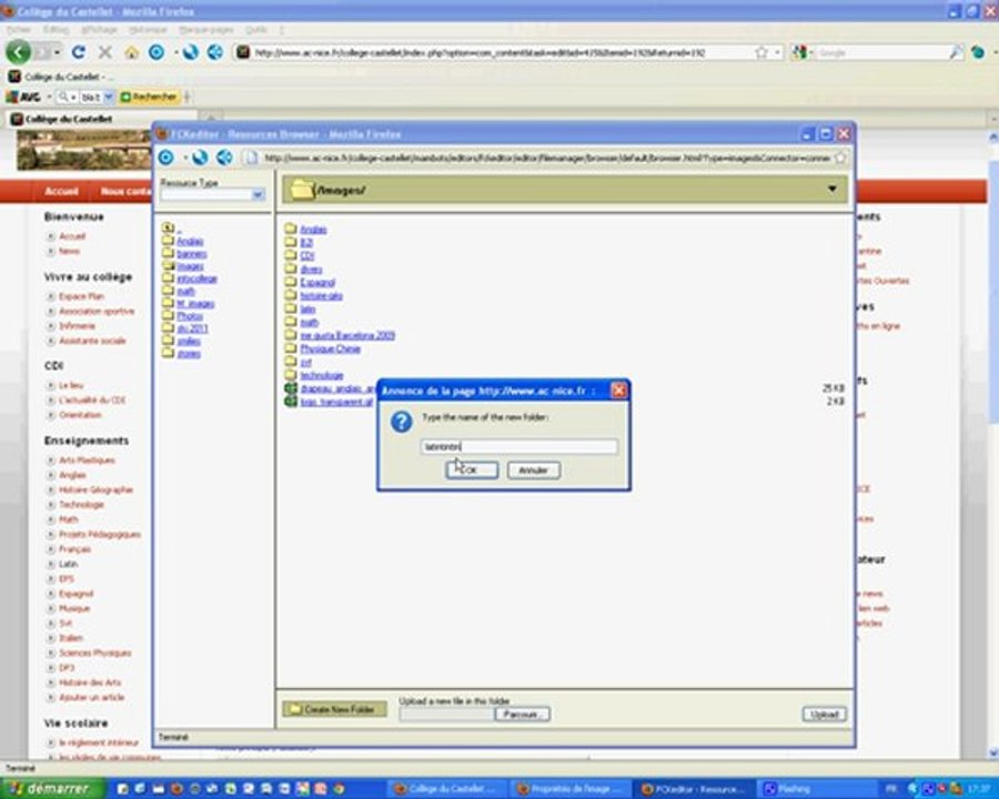 Insérer une image dans un article