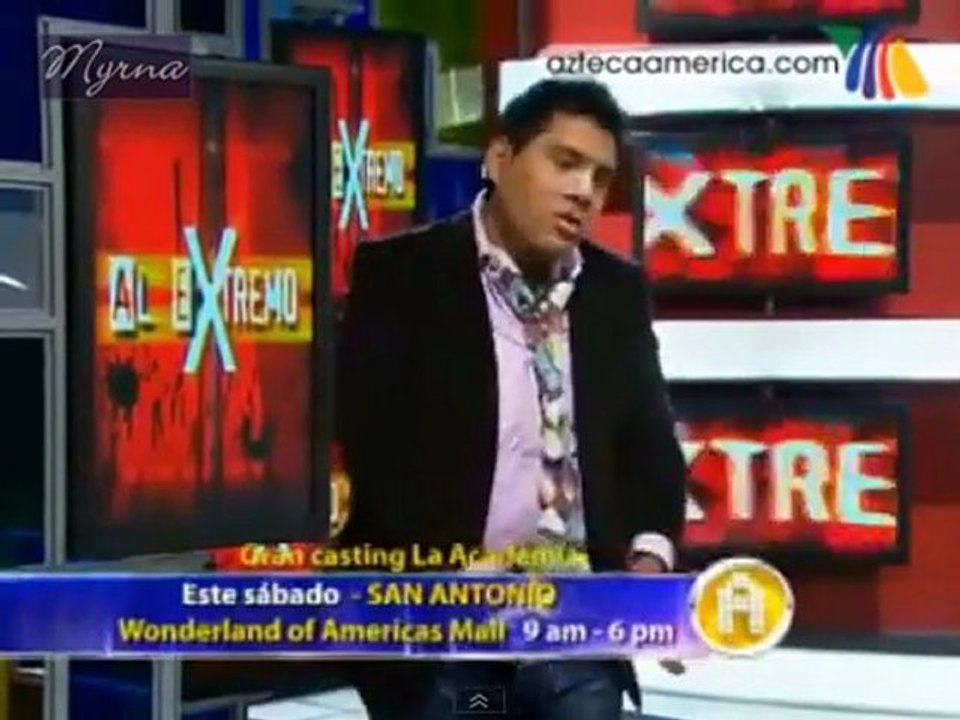 Edith Gonzalez en el programa Al Extremo