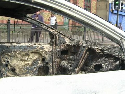 Grande-Bretagne: Tottenham, dans la banlieue de Londres, secoué par des émeutes