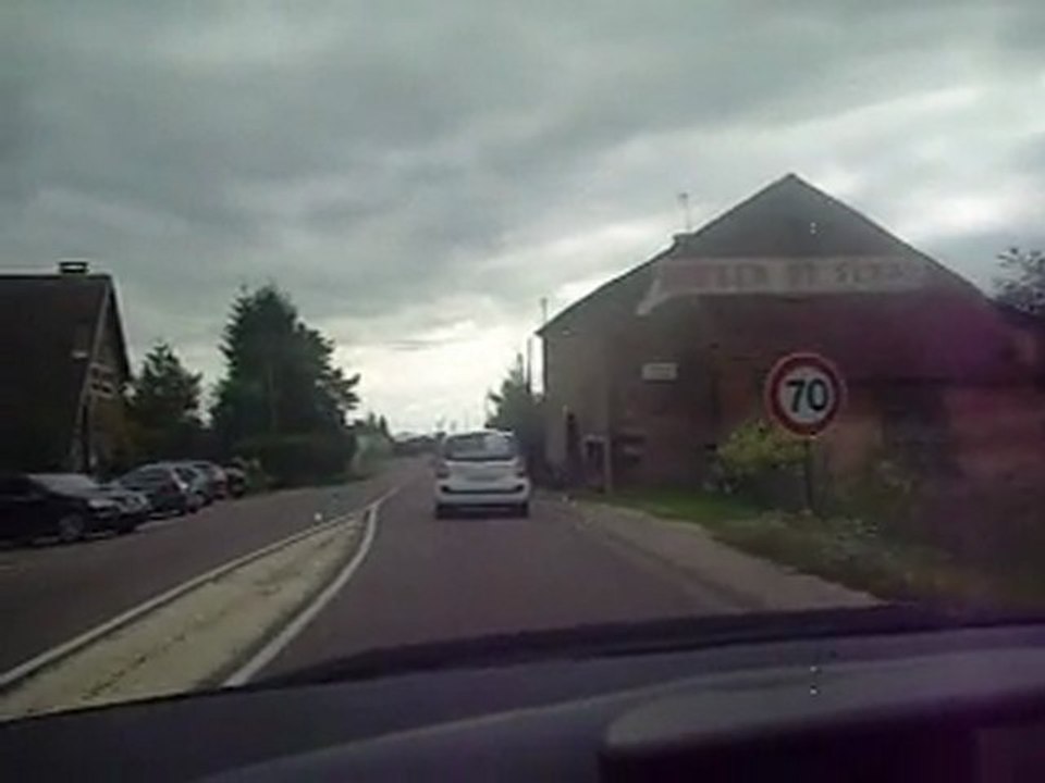 Vidéo du 88 au 70 sur la N57 en C4 un dimanche d'août