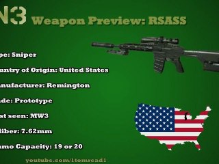 Modern Warfare 3 - Gun Information - RSASS | Episode 21