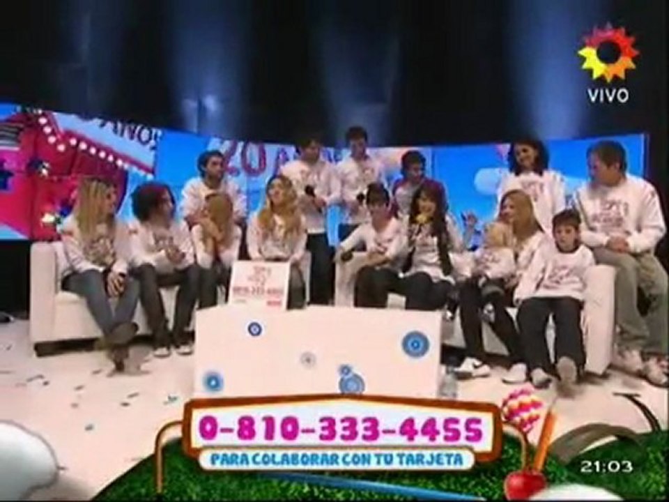 Los Únicos en Un sol para los chicos (07-08-11) - Parte 1