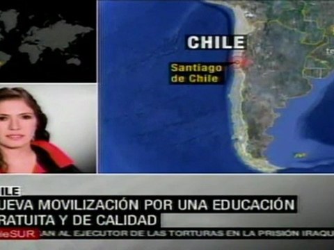 Chilenos vuelven a las calles este domingo por educación