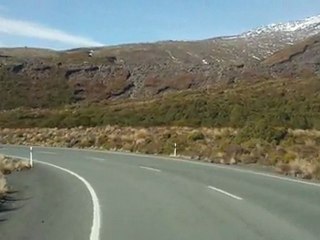 Mt Ruapahu on the road