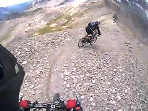 descente en VTT Queyras