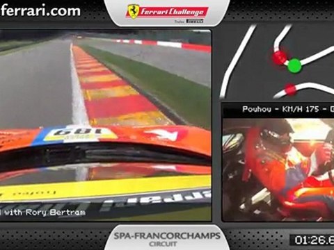 Autosital - Ferrari 458 Challenge, tour embarqué à Spa-Francorchamps