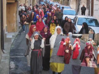 IL PRESEPPE  VIVENTE  2005  FOTO