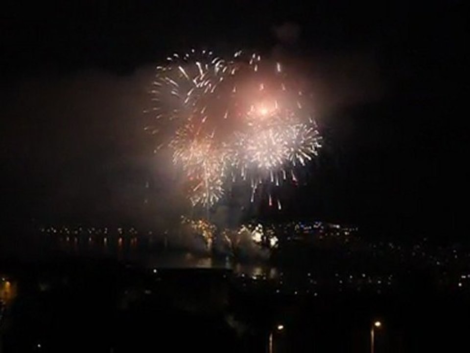 Feu d'artifice, Cannes, 7 août 2011