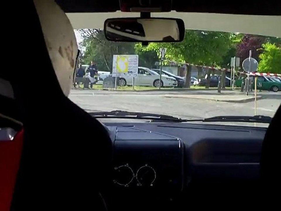 Slalom de Marchin 2011 peugeot 205 rallye