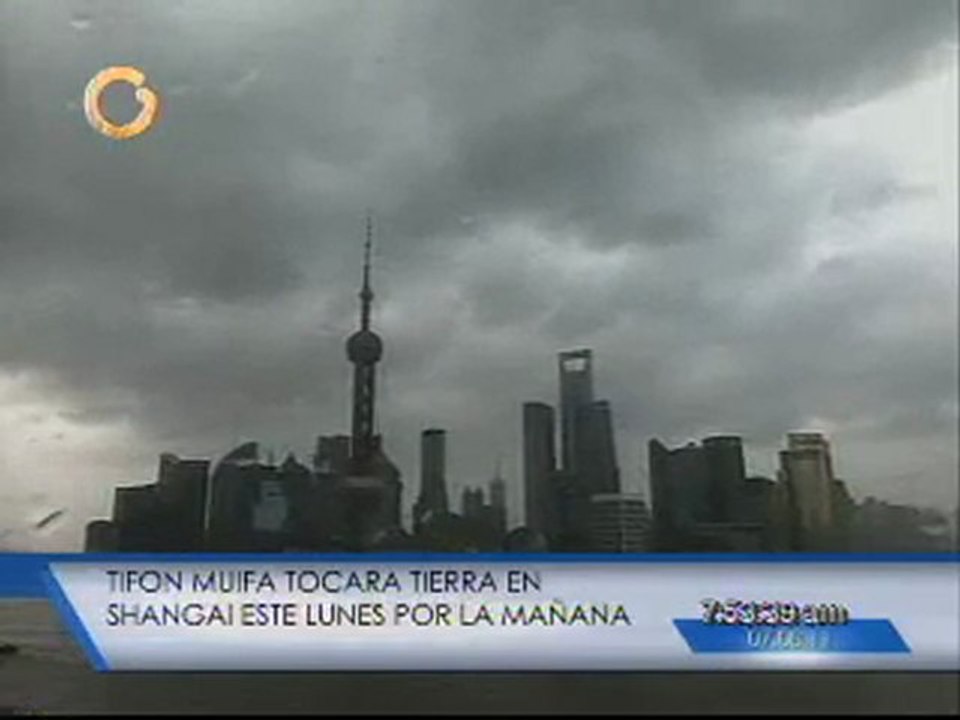 Tifón en China
