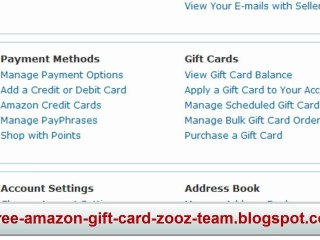 How to get free amazon gift cards!