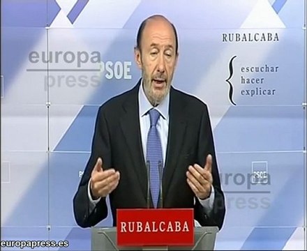 Rubalcaba pide un acuerdo a sindicatos y patronal