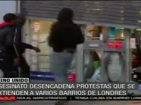 Disturbios en Londres tras asesinato de un trabajador