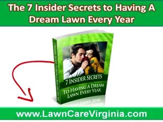 Lawn Care Services Lexington VA