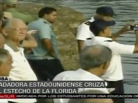 Nadadora norteamericana cruzará estrecho de la Florida