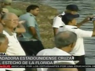 Nadadora norteamericana cruzará estrecho de la Florida