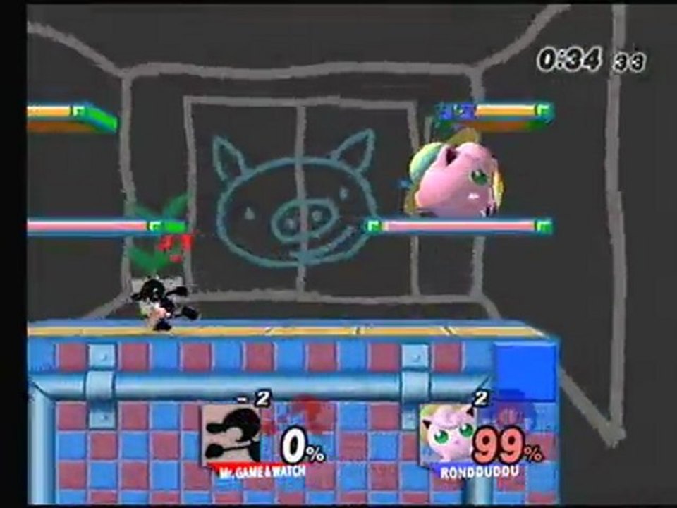 Super Smash Bros Brawl - Affrontements contre Glacia/Venise