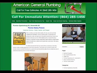 (864) 285-1456 Plumber Spartanburg Greenville