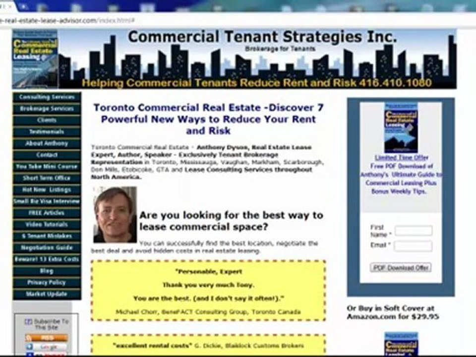 Trade Fixtures Commercial Lease Video - Call 416 4101080