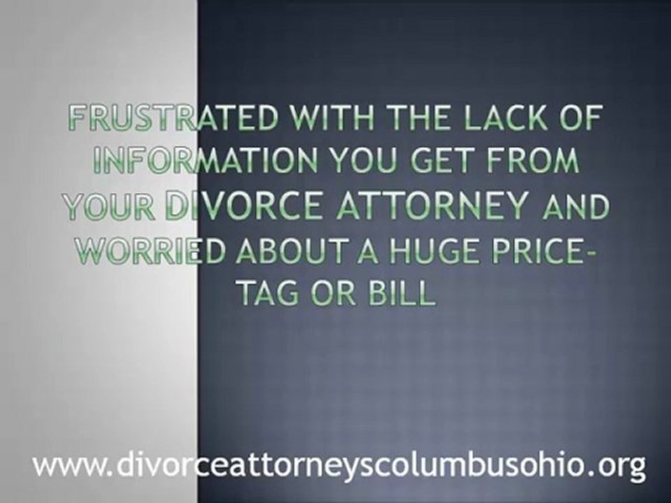 divorce attorneys columbus ohio