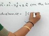 Three Dimensional Geometry and Vector Algebra - Distance between Line and plane
