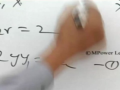 Differential Equations - Family of parabola, elimination of one parameter