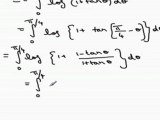 Definite Integrals - Use properties of logarithm & definite integrals