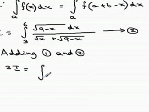Definite Integrals - Definite Integration using property - 1