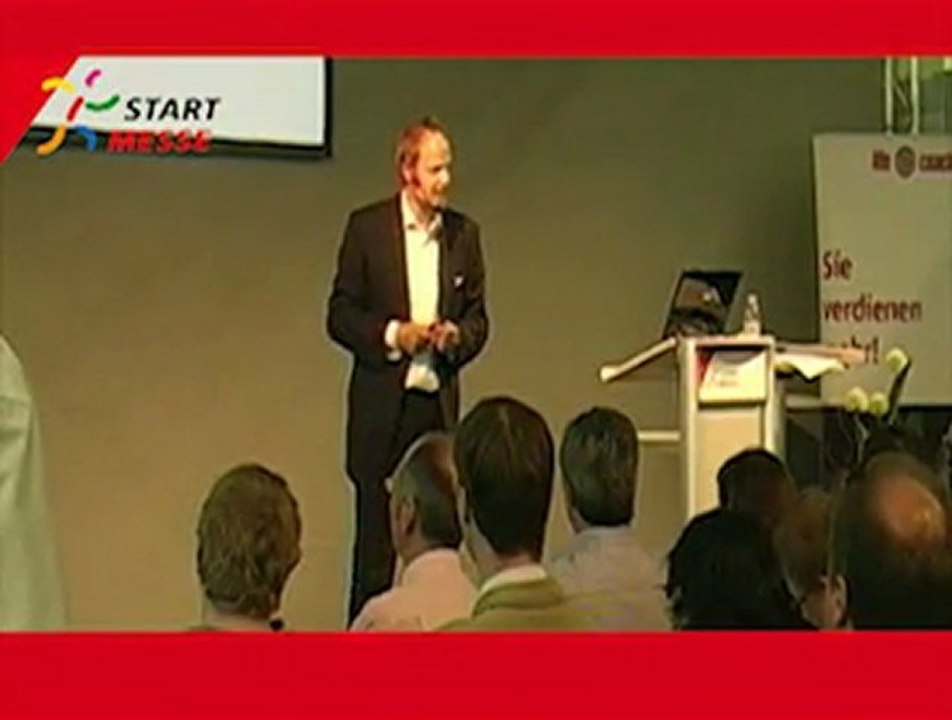 Jonathan Sprungk an der START-Messe Nürnberg