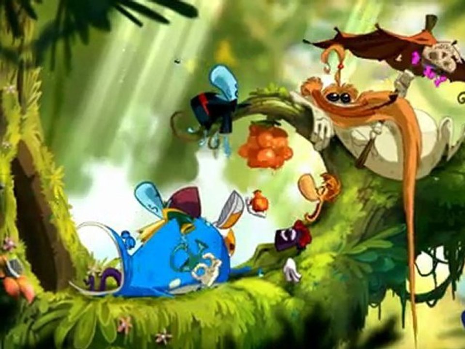 Rayman Origins - Ubisoft - Dessin animé d’intro du jeu GamesCom 2011