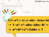 Matrices & Determinants - Using Det=0;Algebraic simplification