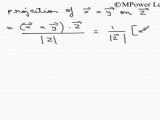 Three Dimensional Geometry, Vector Algebra - Projection formula