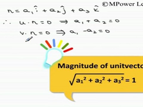 Three Dimensional Geometry, Vector Algebra - Dot product of vectors