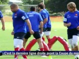 Le XV de France prépare son match amical contre l'Irlande