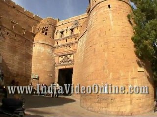 Entrance gate in the fort, Jaisalmer