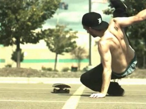 Super-Slow-Mo Skateboarding schlägt Fail