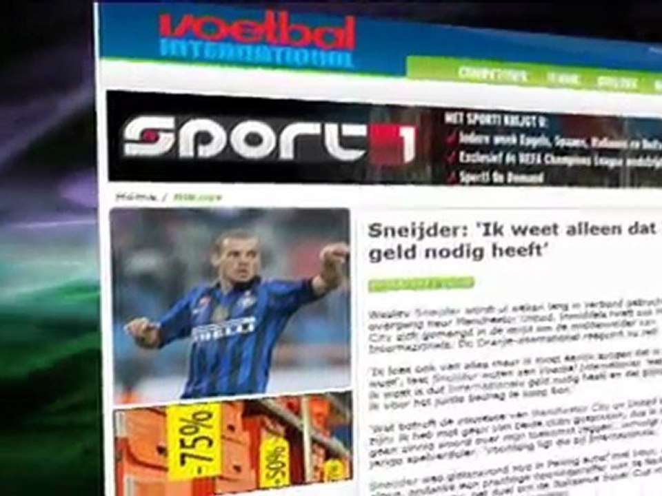 Sneijder vor dem Abflug