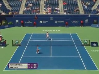 Voskoboeva batte Bartoli - Toronto, 1° turno