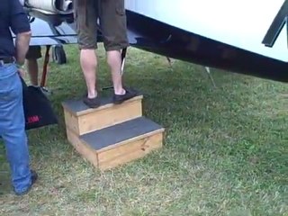 How Heavy Do You Think This Wooden Aircraft Step Stool Is
