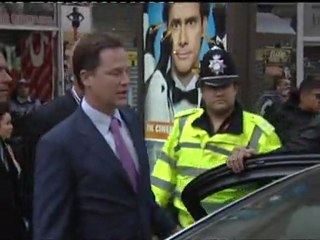 Clegg booed on Birmingham riot tour
