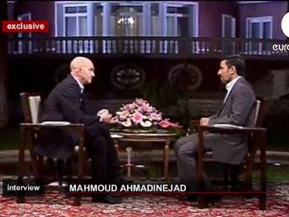 Mr le Pdt Ahmadinejad sur Euronews le 05-08-2011