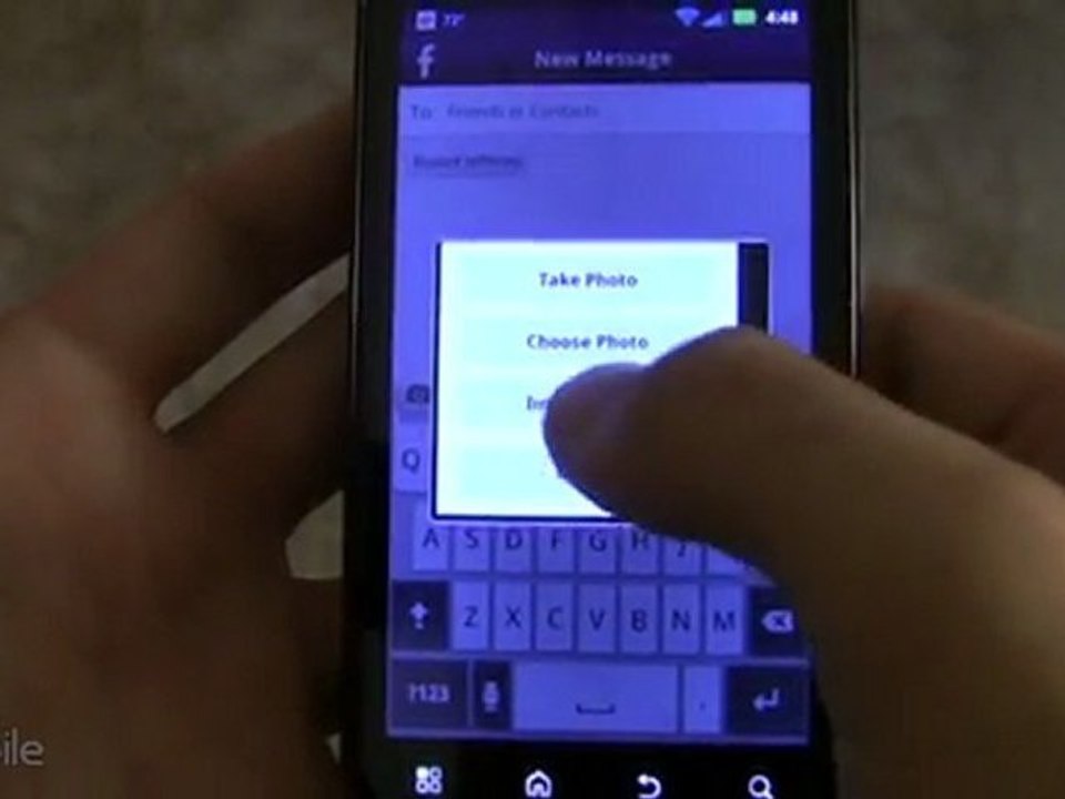 Facebook Messenger app for Android video tour
